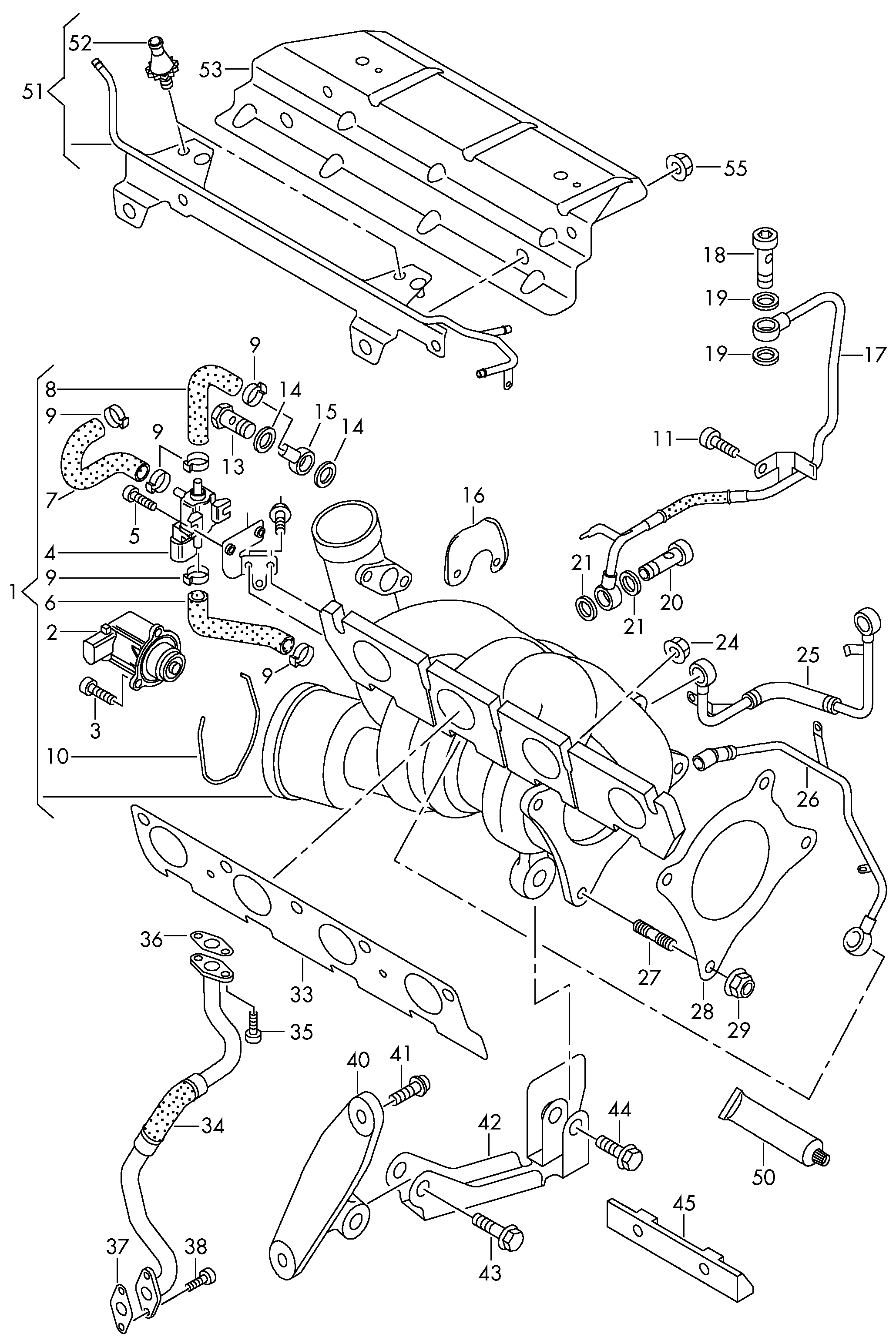 Turbo AUDI VW SEAT – 2.0TFSi GTi 169kW-200kW – BHZ 06F145702CX