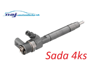 Sada 4ks vstrekovačov 0445110136, 0986435090